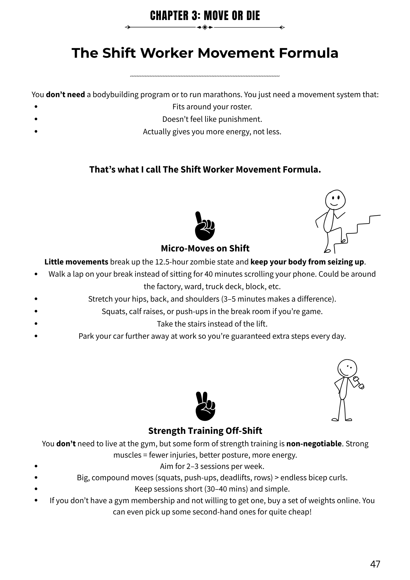Shift90 Playbook Chapter 3 Move or Die — The Shift Worker Movement Formula